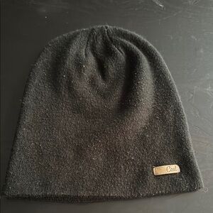 Coal Black Beanie - Unisex